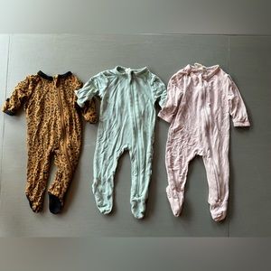 3 Kyte Baby Zip Footies